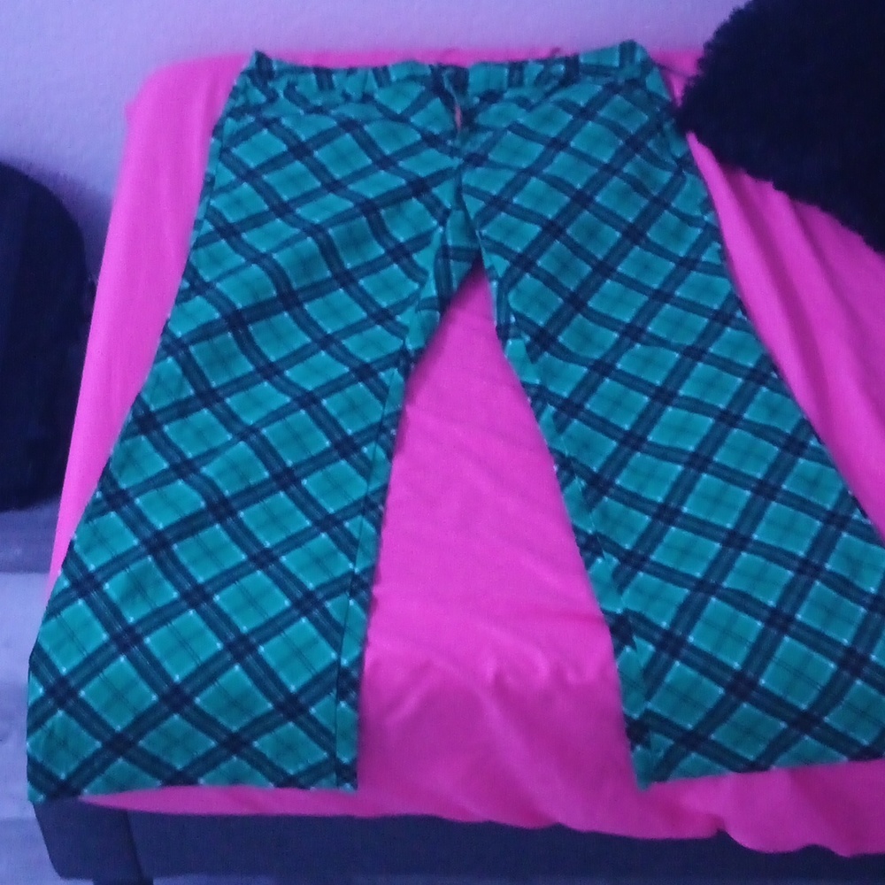 Low rise flare pants